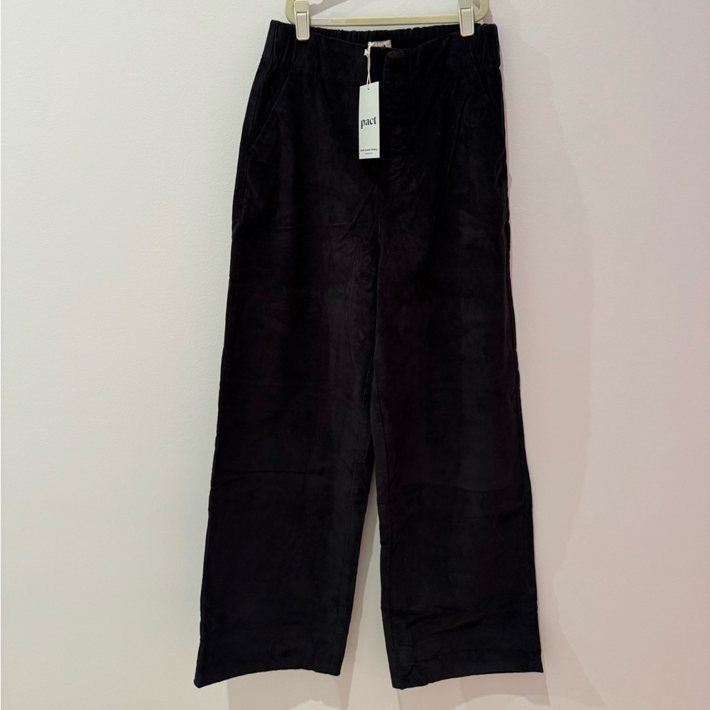 Pact Charcoal Corduroy Pants